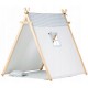 Cort tip casuta TIPI-07 Ecotoys cu salteluta + perne - Alb