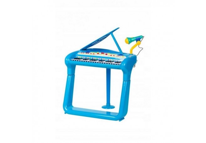 Pian cu microfon BB375A Ecotoys - Albastru