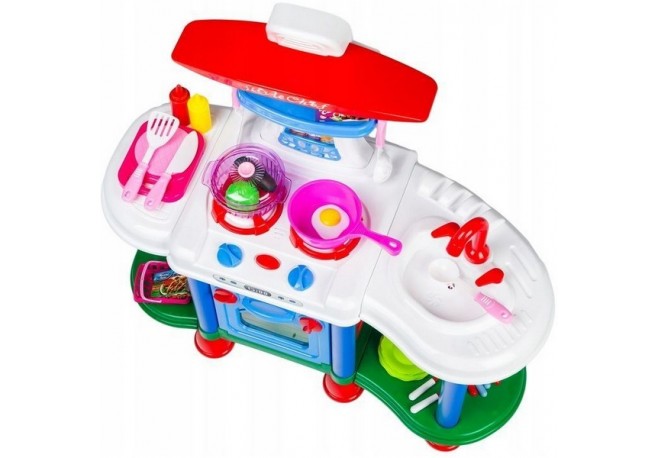 Bucatarie pentru copii cu sunete si lumini Ecotoys