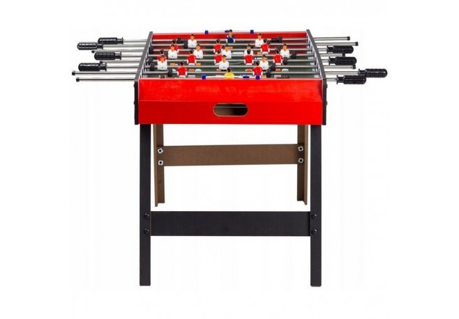 Masa de fotbal din lemn 60 x 120 x 78 cm Ecotoys XXL - Alb