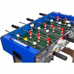 Masa de fotbal din lemn 69 x 37 x 66 cm Ecotoys - Albastru