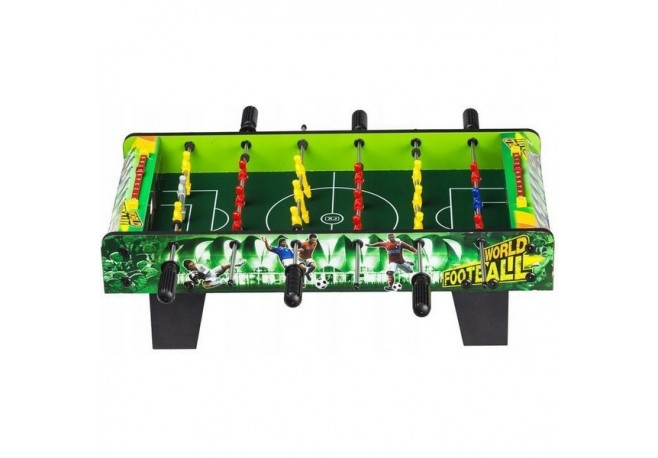 Masa de fotbal din lemn 61 x 30 5 cm x 18 5 cm Ecotoys - Verde