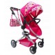 Carucior de papusi 2 in 1 Ecotoys - Roz