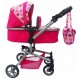 Carucior de papusi 2 in 1 Ecotoys - Roz