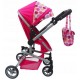 Carucior de papusi 2 in 1 Ecotoys - Roz