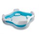Piscina gonflabila cu scaune Intex 56475NP forma patrata 229 x 229 cm
