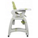 Scaun de masa multifunctional Ecotoys 2 in 1 verde cu buline