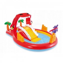 Piscina gonflabila pentru copii cu tobogan Red Dragon Intex 57160