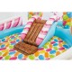 Piscina gonflabila pentru copii cu tobogan Candy Intex 57149