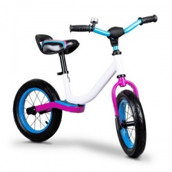 Ecotoys bicicleta fara pedale BW-1199 - Alb