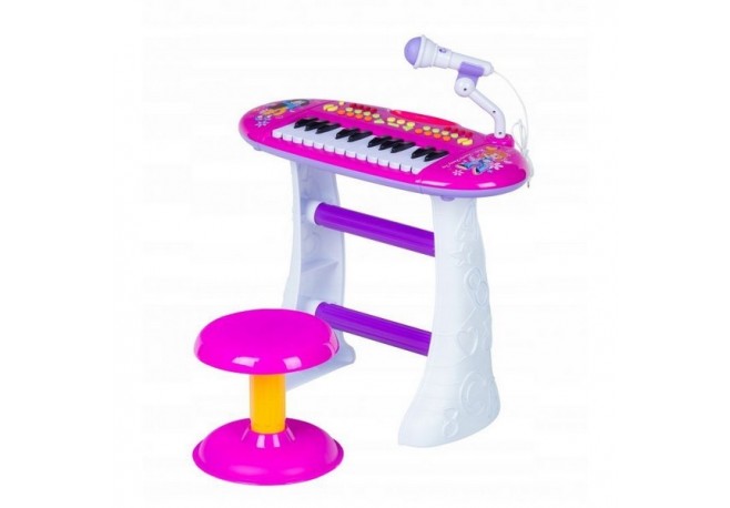 Pian cu microfon Ecotoys BB383D Pink