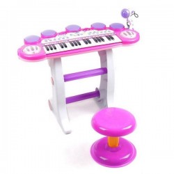 Pian cu microfon Ecotoys BB45D Roz