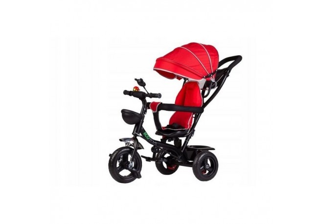 Tricicleta cu sezut rotativ Ecotoys JM-066-9 - Rosu
