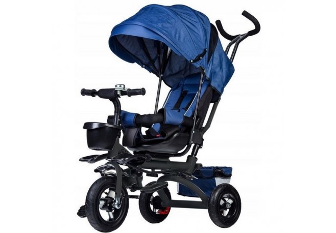 Tricicleta cu sezut rotativ Ecotoys JM-068-17 - Albastra