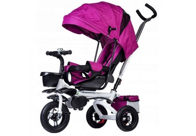 Tricicleta cu sezut rotativ Ecotoys JM-068-17 - Roz