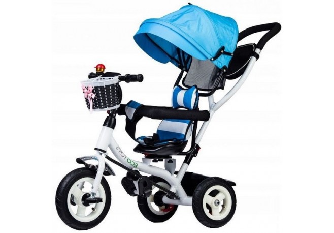 Tricicleta cu sezut rotativ Ecotoys JM-066-9L - Albastra