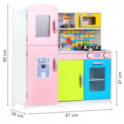 Bucatarie Colorata Ecotoys TK038 + set accesorii