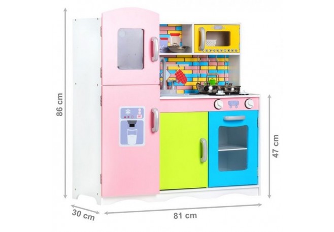 Bucatarie Colorata Ecotoys TK038 + set accesorii