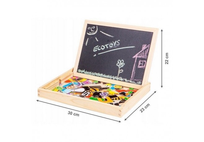 Tabla educationala cu magnet Ecotoys