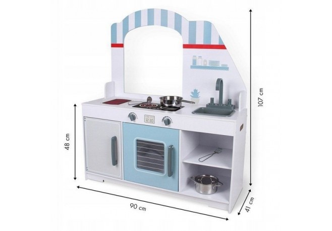 Bucatarie din lemn Ecotoys Food Truck 7260A