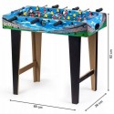 Masa De Fotbal Din Lemn Ecotoys 69 x 36 x 62cm - Albastru