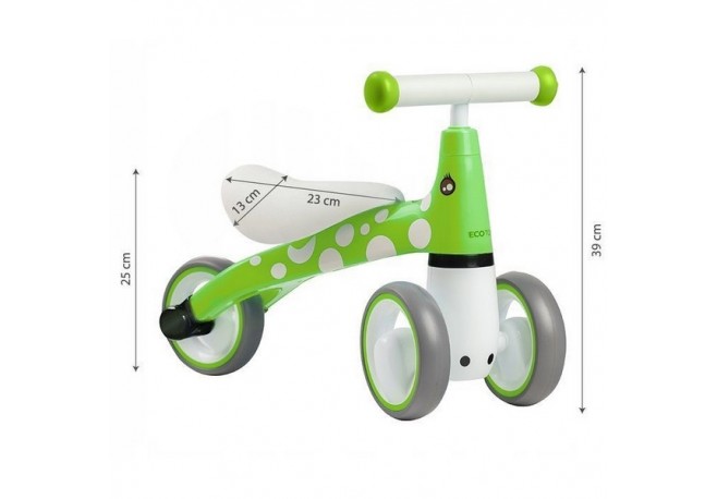 Bicicleta fara pedale Ecotoys LB1603 - Verde