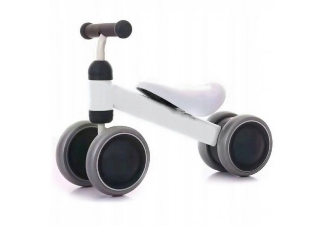 Bicicleta fara pedale Ecotoys JM-118 - Alb