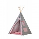 Cort de indieni TIPI-05 Ecotoys cu salteluta si perne - Triangular Craze