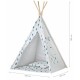 Cort de indieni TIPI-06 Ecotoys cu salteluta si perne - Blue Forest