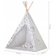 Cort de indieni TIPI-01 NEW Ecotoys cu salteluta si perne - Christmas Tree