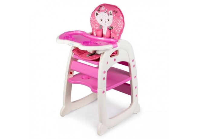 Scaun de masa Ecotoys C-211 - Roz