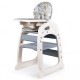 Scaun de masa reglabil 2 in 1 Ecotoys C-211 iepuras - Gri