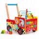 Antemergator educativ Pompieri Ecotoys HM013238 blocuri labirint multicolor