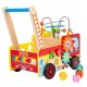 Antemergator educativ Pompieri Ecotoys HM013238 blocuri labirint multicolor