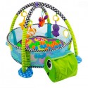 Piscina si centru de activitati EBZCC9600 30 de bile broasca testoasa multicolora