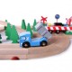 Linie de tren din lemn ECOTOYS HJD93940 75 piese