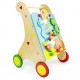 Antemergator multifunctional pentru Copii din Lemn Natural Zoo ECOTOYS MA087 3 in 1