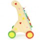 Antemergator multifunctional pentru Copii din Lemn Natural Zoo ECOTOYS MA087 3 in 1