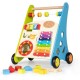 Antemergator ECOTOYS HJD931019 Ursulet pentru Copii din Lemn Natural 3 in 1