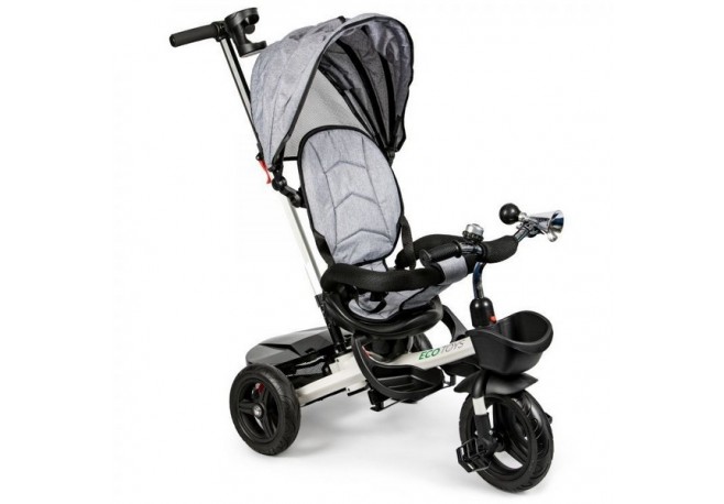 Tricicleta cu sezut reversibil Ecotoys JM-311 - Gri