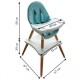 Scaun de masa 2 in 1 Ecotoys B0017-6B - Albastru