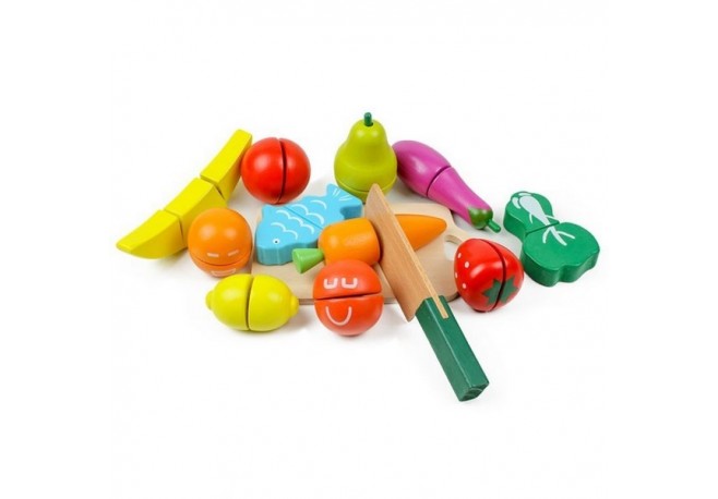 Fructe si legume din lemn ECOTOYS HM015202