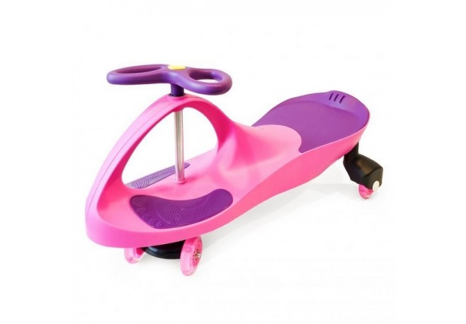 Trotineta gravitationala tip barca Ecotoys LB3001-B - Roz