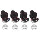 Scaun auto Kidwell Lynx 0-25 Kg Black-Red