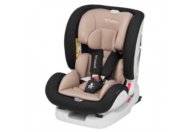 Scaun auto Kidwell Isofix Spot 0-36 Kg Black - Beige