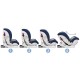Scaun auto Kidwell Isofix Spot 0-36 Kg Blue