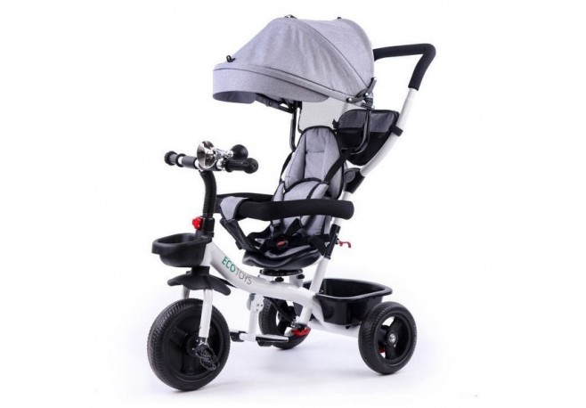 Tricicleta Ecotoys EDIYM-BT-2 - Gri