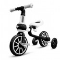 Bicicleta cu roti ajutatoare Ecotoys LC-V1311 - Alb cu Negru