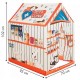 Cort tip Clinica Veterinara cu motive grafice