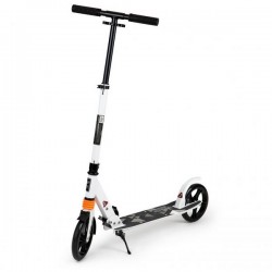Trotineta din aluminiu ECOTOYS CS008 pliabila alba